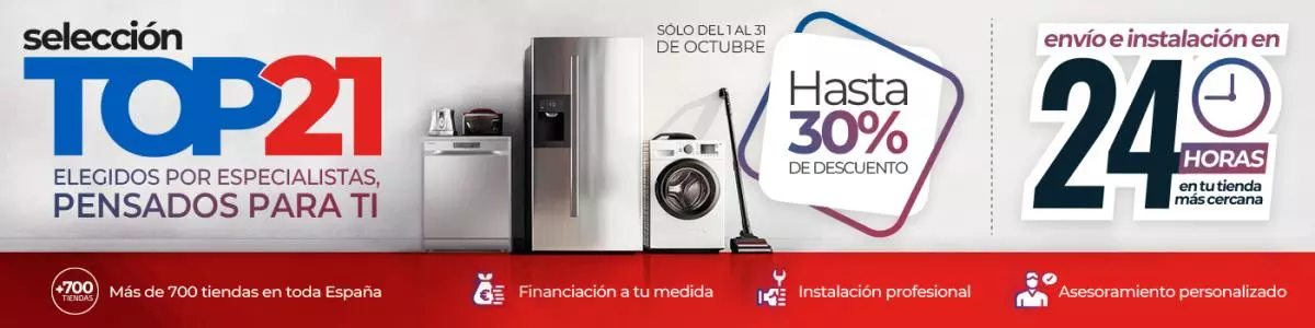 Descuentos de hasta el 30% en el TOP21
