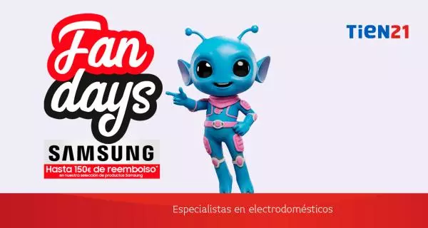 Compra tu nuevo producto en los Fan Days de Samsung