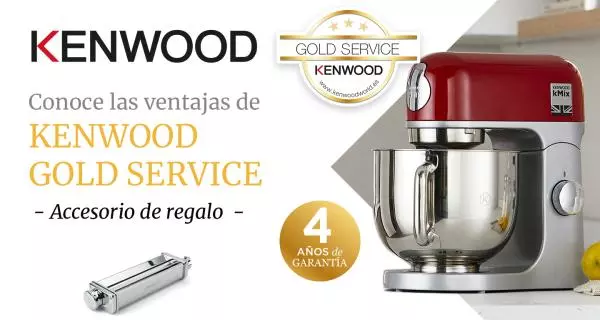 Compra tu robot de cocina Kenwood y llévate el Gold Service