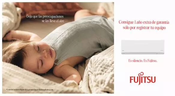 Fujitsu Aires acondicionados 1 año extra de garantía