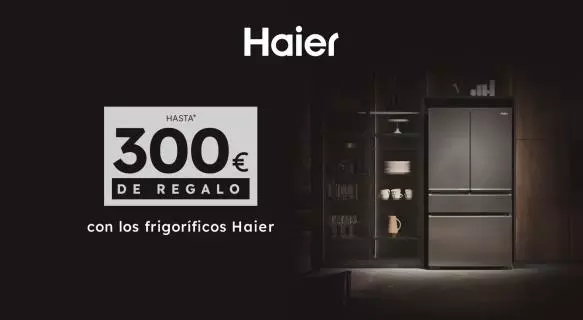 Hasta 300€ de reembolso en frigoríficos Haier