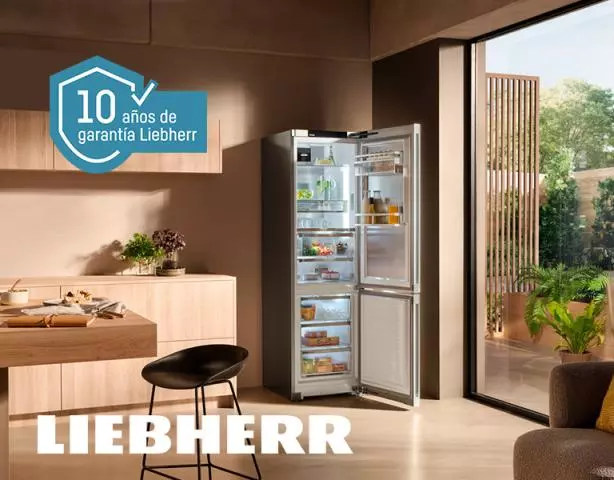 Obtén 10 años de garantía Liebherr en todos los electrodomésticos