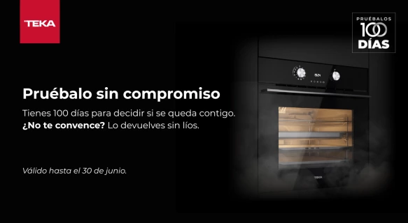 Disfruta de 100 días de prueba con tu horno Teka