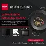  Consigue una paellera de regalo con la compra del conjunto de la Inducción Mestre Paeller y el horno vapor EasySteam