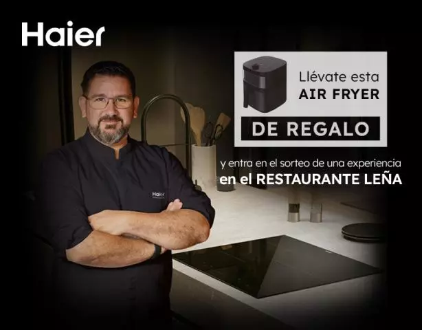Hazte con tu Haier en Tien21 y gana una cena exclusiva en el restaurante Leña