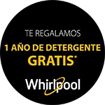 Te regalamos 1 Año de detergente gratis por la compra de una lavadora o lavasecadora Whirlpool