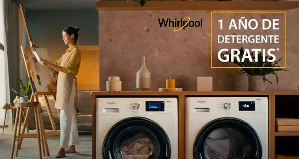 Con Whirlpool FreshCare tienes 1 año de detergente gratis