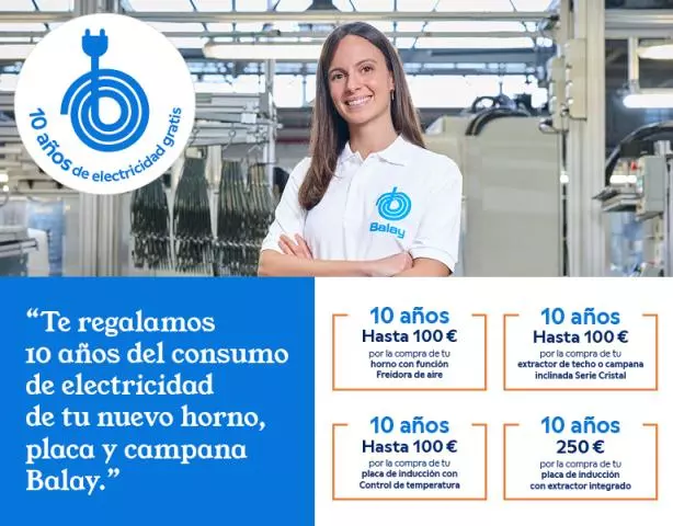 Consigue electricidad gratis hasta 8 años con tu compra Balay de cocción en Tien21