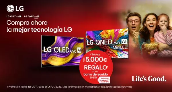 Consigue hasta 5.000€ de regalo del 1 de noviembre al 6 de enero de 2026 