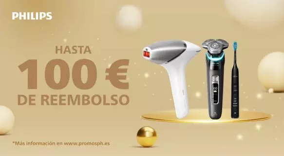 Ahorra hasta 100 € con tu compra en productos Philips de Cuidado Personal