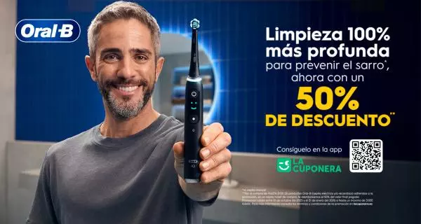 Oral-B te devuelve el 50 % en cepillos eléctricos y recambios