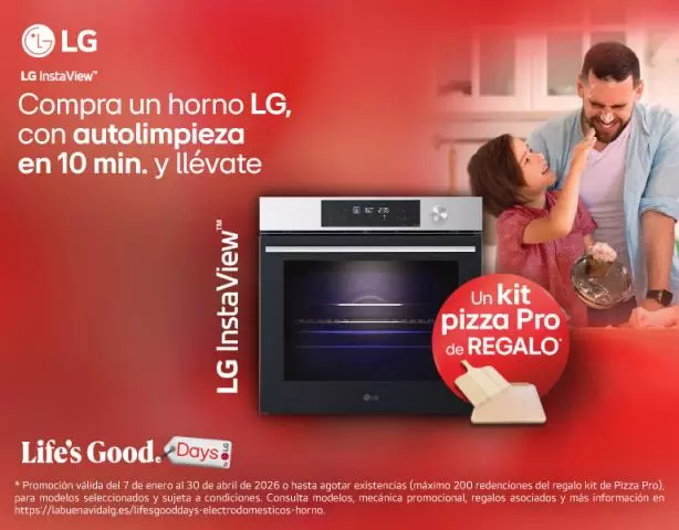LG te regala un Kit Pizza Pro con tu horno