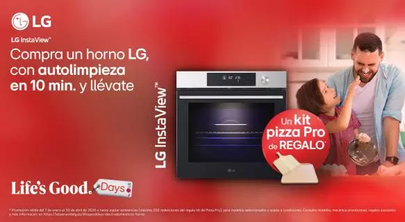 LG te regala un Kit Pizza Pro con tu horno
