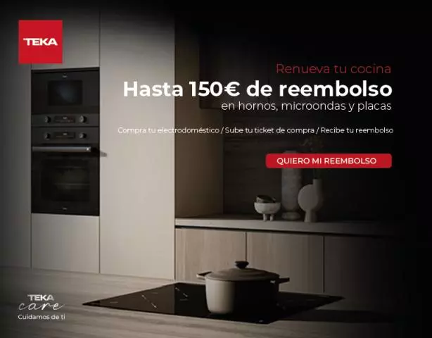 TEKA te devuelve hasta 150 € al renovar tu cocina