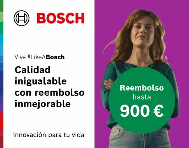 Bosch te devuelve hasta 250 € por tu compra
