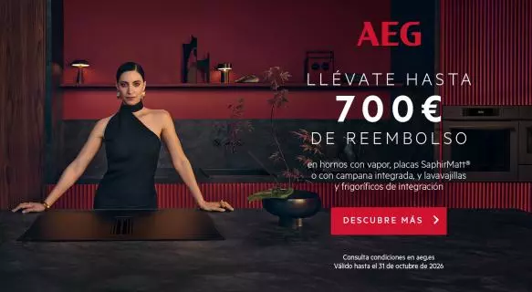 Promoción Cocción Premium AEG: Llévate hasta 700€ en Tien 21