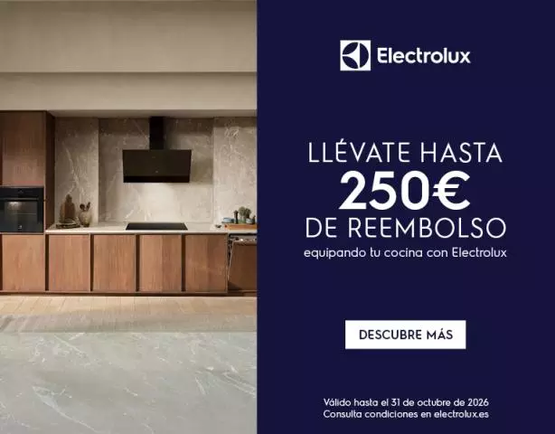 Hasta 250€ de regalo por la compra de tus electrodomésticos Electrolux