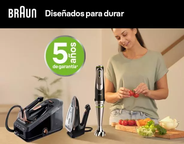 Consigue 5 años de garantía con tu plancha Braun en Tien21