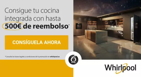 Hasta 150€ de regalo al comprar tu electrodoméstico Whirlpool