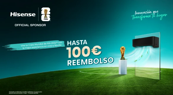 Llévate hasta 100€ de cashback con tu aire acondicionado Hisense