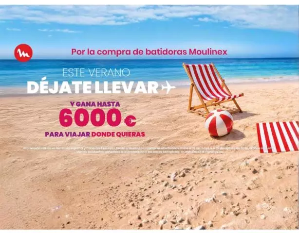 Gana un viaje de 6.000€ con tu nueva batidora Moulinex