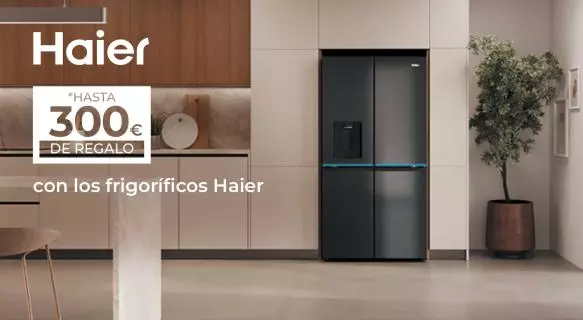 Llévate hasta 300€ de regalo con los frigoríficos Haier