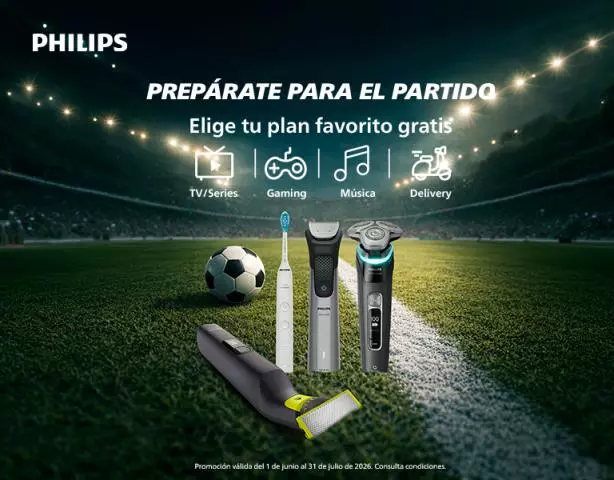 Consigue una Tarjeta Regalo de hasta 50€ al comprar productos Philips de Cuidado Personal