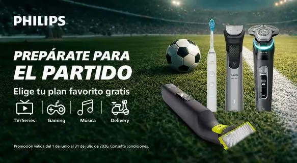 Consigue una Tarjeta Regalo de hasta 50€ al comprar productos Philips de Cuidado Personal