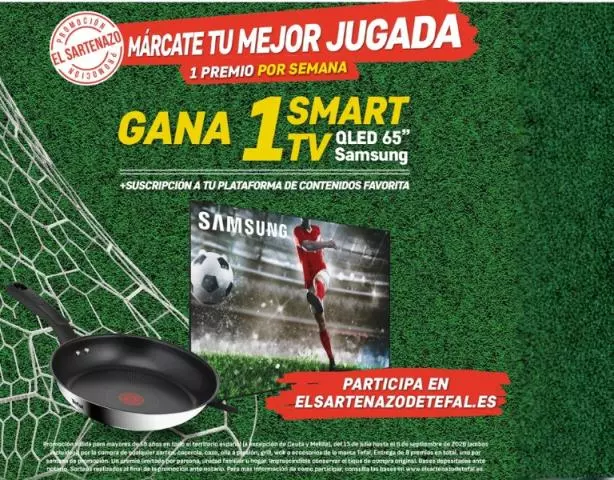 Sorteo El Sartenazo de Tefal: Gana una TV Samsung 65" y 300€