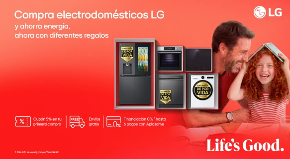 Equipa tu hogar con LG y llévate un regalo seguro