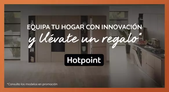 Tu nuevo electrodoméstico Hotpoint viene con hasta 30€ de regalo