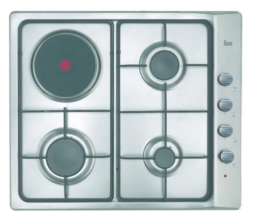 Teka E 60.3 3G 1P AL BUTANO INOX Gas Butano