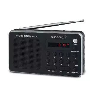 Sunstech RPDS32 Negro-Plata