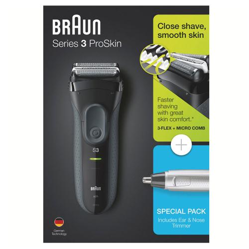Braun 3000 SERIE 3 +EN10 Negro