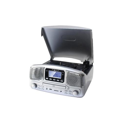 Tocadiscos de tracción por correa NEVIR NVR-812 CD/SD/FM/REC/HD