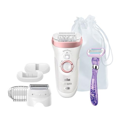 Braun SILK-EPIL 9 9 870 Blanco Rosa