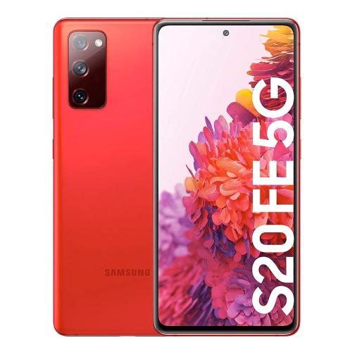 Samsung Galaxy S20 fe 128gb+6gb ram 5g 65 128gb rojo 6gb de 6.5 fhd+ 6128gb libre smartphone 6 128 16.51 lector huella dactilar telefono 6gb128gb con pantalla infinityo 4500