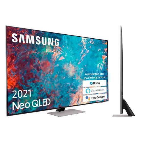 Tv Qled 138 cm 55 samsung qe55qn85a procesador neo 4k inteligencia artificial smart qe55qn85aatxxc uhd hdr10+ control voz tizen plata 2021 55qn85a de resolución quantum 1500 140 139 55“ 8 qe55qn85aat 1397