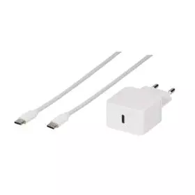 Cargador Vivanco 62399 súper rápido 3.0 25W 3A USB Tipo C + Cable Tipo C