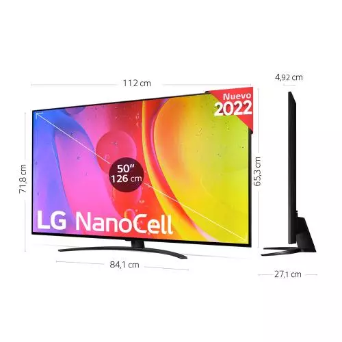 LG 50NANO826QB - Smart TV (2022) NanoCell 50 4K UHD con Wifi HDR10 ·  Comprar ELECTRODOMÉSTICOS BARATOS en