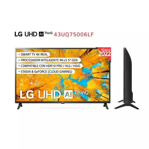 Supervisar Tormenta unidad LG 43uq75006lf Especialistas en Imagen/Sonido a buen precio |  Electrodomésticos Tien 21