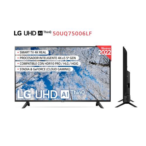 Tv Led 127 cm 50 lg uq70006lb 4k uhd smart televisor 50uq70006lb webos22 pulgadas 126 procesador de gran potencia a5 gen 5 compatible con 10 hdr10 50uq70006lb.aeuq