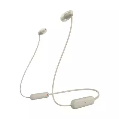 Auriculares Inalámbricos Intraurales Sony WIC100 Bluetooth Beige