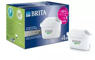 Pack 4 filtros Brita 1050823 MXPRO EXPERTO CAL-4 MESES