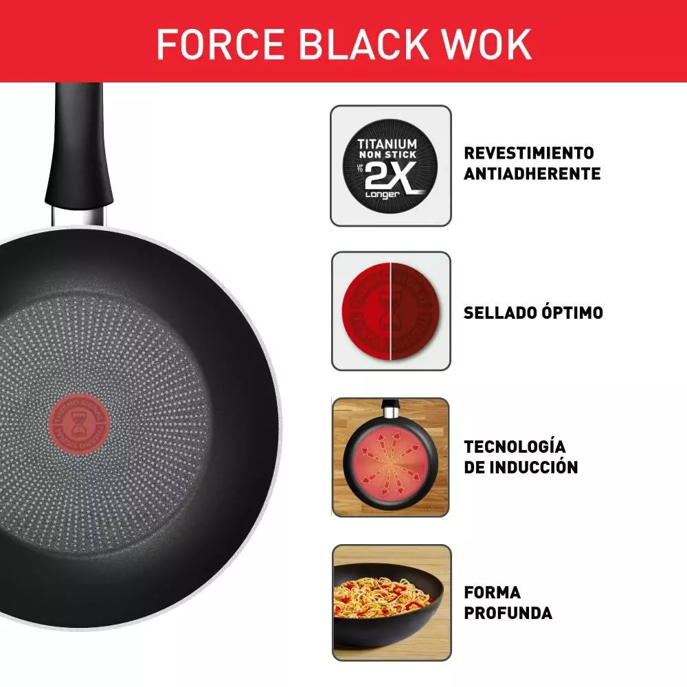 Tefal 28 Force Black