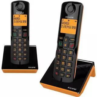 Alcatel S280 DUO BLACK+ORANGE