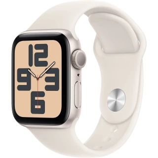 Apple Watch SE GPS + Cellular 44mm Aluminio Blanco Estrella con correa Deportiva Blanco Estrella M/L