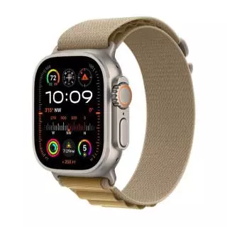Apple MX4E3TY/A ULTRA 2 (GPS + CELLULAR) - CAJA DE TITANIO NATURAL 49 MM - CORREA LOOP ALPINE CANELA - TALLA S