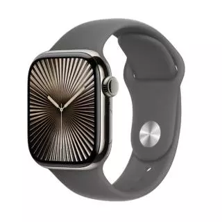 Apple MWXF3QL/A SERIES 10 (GPS + CELLULAR) - CAJA DE TITANIO NATURAL 46 MM - CORREA DEPORTIVA GRIS PIEDRA - TALLA M/L
