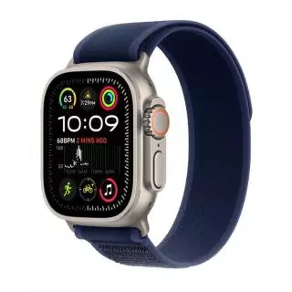 Apple MX4E3TY/A ULTRA 2 (GPS + CELLULAR) - CAJA DE TITANIO NATURAL 49 MM - CORREA LOOP TRAIL AZUL - TALLA S/M